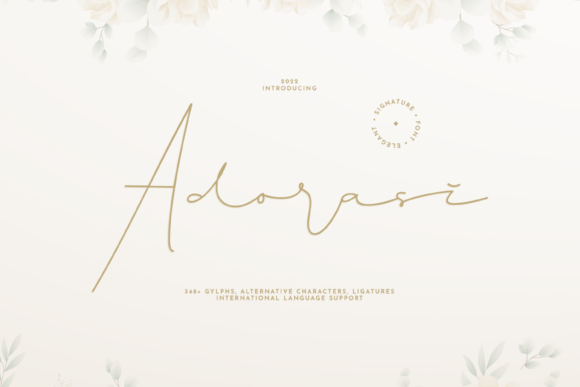Adorasi: A Premium Script Font for Digital Design