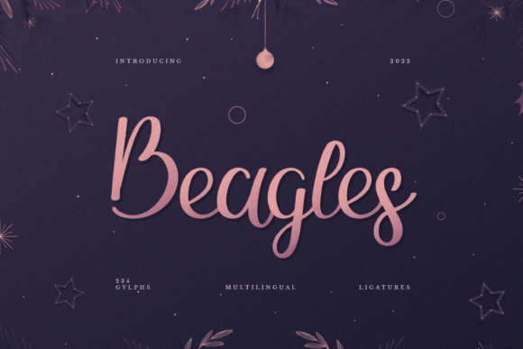 Beagles: A Graceful Handwritten Font for Editorial Design