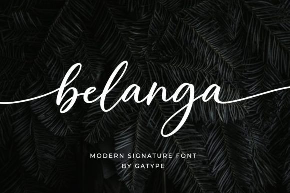Belanga Font: Elegant Script for Makers