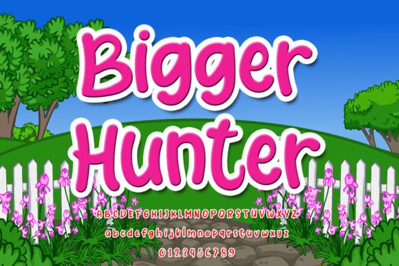 Bigger Hunter Font for Modern Web Design