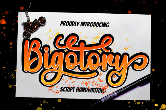 Bigotory: An Elegant Handwritten Font for Branding