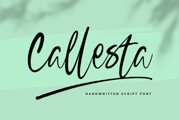 Callesta: A Handwritten Typeface for Editorial Calm