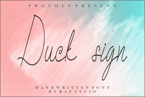 Duck Sign: The Script Font for Scroll-Stopping Marketing