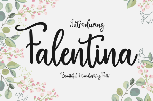 Falentina: The Elegant Script Font for Crafters