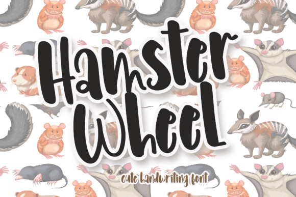 Hamster Wheel: A Handwritten Font for Editorial Design