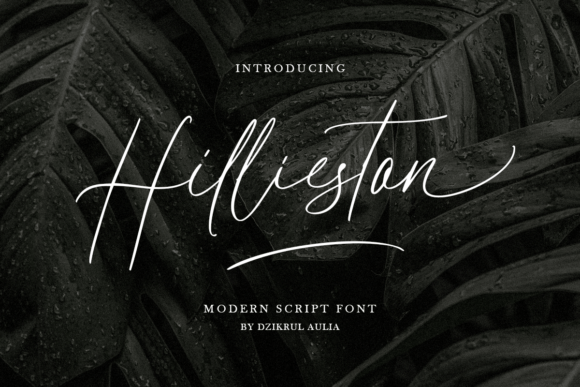 Hillieston: A Timeless Script Font for Editorial Design