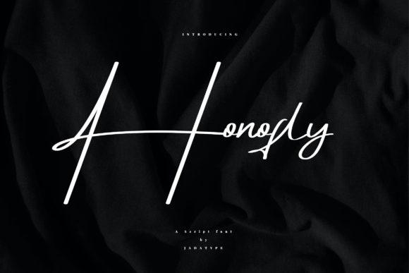 Honofly Font: Elegant Script for Makers