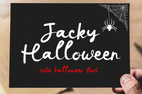 Jacky Halloween Font for Crafters