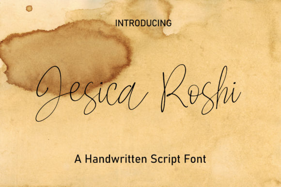 Jesica Roshi: A Graceful Script Font for Editorial Design