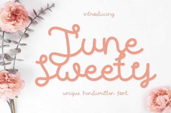 June Sweety: A Sweet Handwritten Font for Web Design