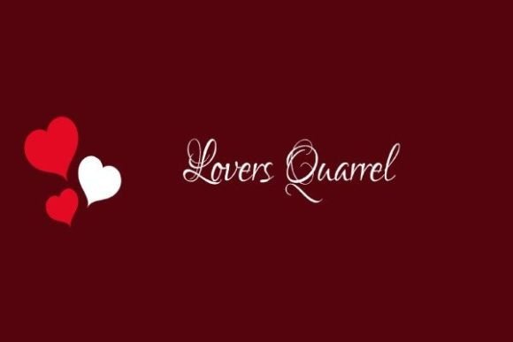 Lovers Quarrel Font for Web Design