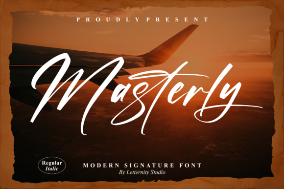 Masterly: A Delicate Script Font for Editorial Design