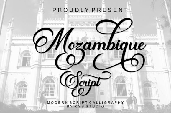 Mozambique Font: Elegant Script for Editorial Design
