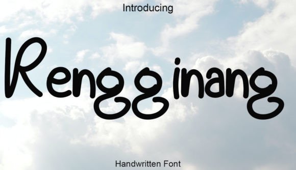 Rengginang: A Handwritten Font for Campaigns