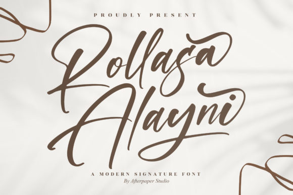 Rollasa Alayni: A Graceful Handwritten Typeface
