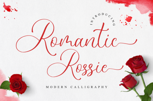 Romantic Rossie: A Handwritten Font for Elegant Branding