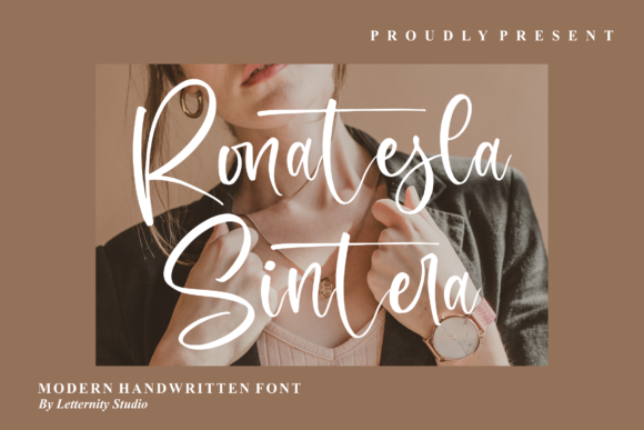 Ronatesla Sintera: The Elegant Script Font for Crafters