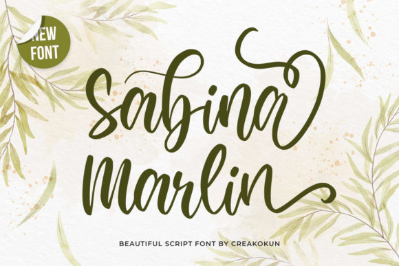 Sabina Marlin Font for Crafters