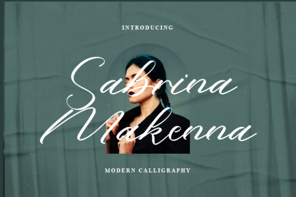 Sabrina Makenna: An Elegant Script Font for Editorial Design