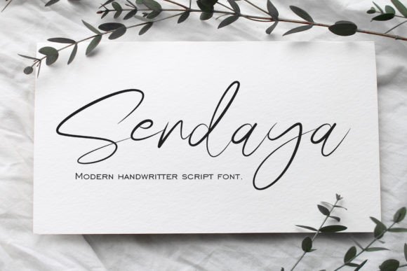 Sendaya: A Timeless Script Font for Editorial Design