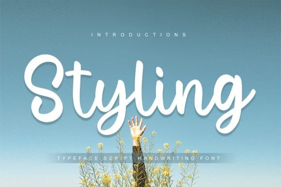 Styling Font: A Gentle Script for Editorial Design