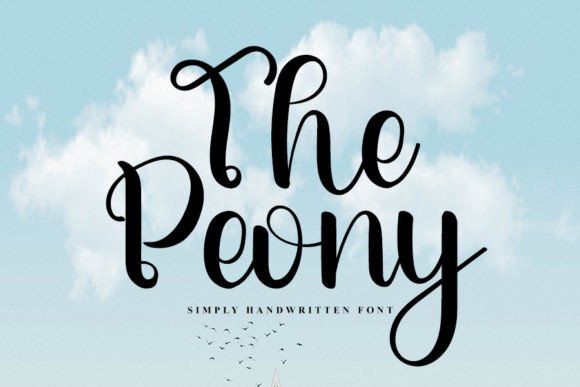 The Peony: A Timeless Handwritten Font for Editorial Design