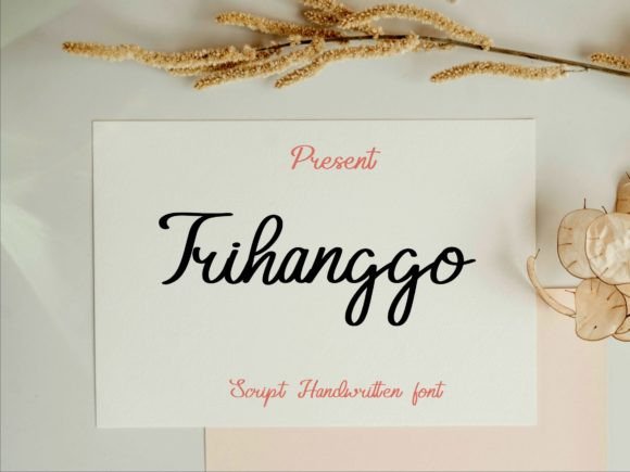 Trihanggo: A Handwritten Font for Digital Design