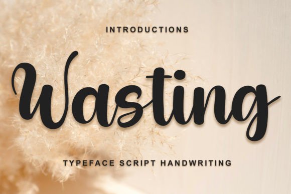 Wasting: A Handwritten Font for Editorial Grace