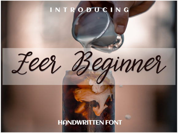 Zeer Beginner: A Graceful Script Font for Makers